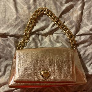 Betsy Johnson gold purse!